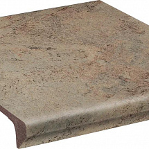 Ступень рядовая с капиносом Mattone Pietra Ochra 330x300x11
