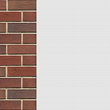 Облицовочный кирпич 0105 Oldenburg rot bunt genarbt besandelt 240x71x115 мм