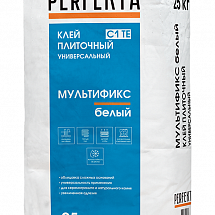 Клей плиточный универсальный Мультификс Белый C1 TE, 25 кг
