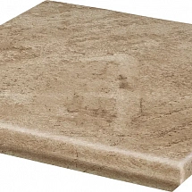 Ступень угловая c капиносом Mattone Pietra Beige 330x330x11 мм