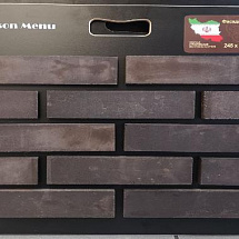 Облицовочная плитка RF44 Amalfi Ebony Black 245х65х18 мм