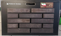 Облицовочная плитка RF44 Amalfi Ebony Black 245х65х18 мм