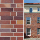 Облицовочный кирпич 9105 Norddeich rot blau sandfarben bunt 240x71x115 мм