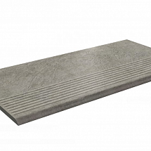 Ступень для крыльца с насечкой Paradyz Carrizo Grey 300х600х8.5 мм